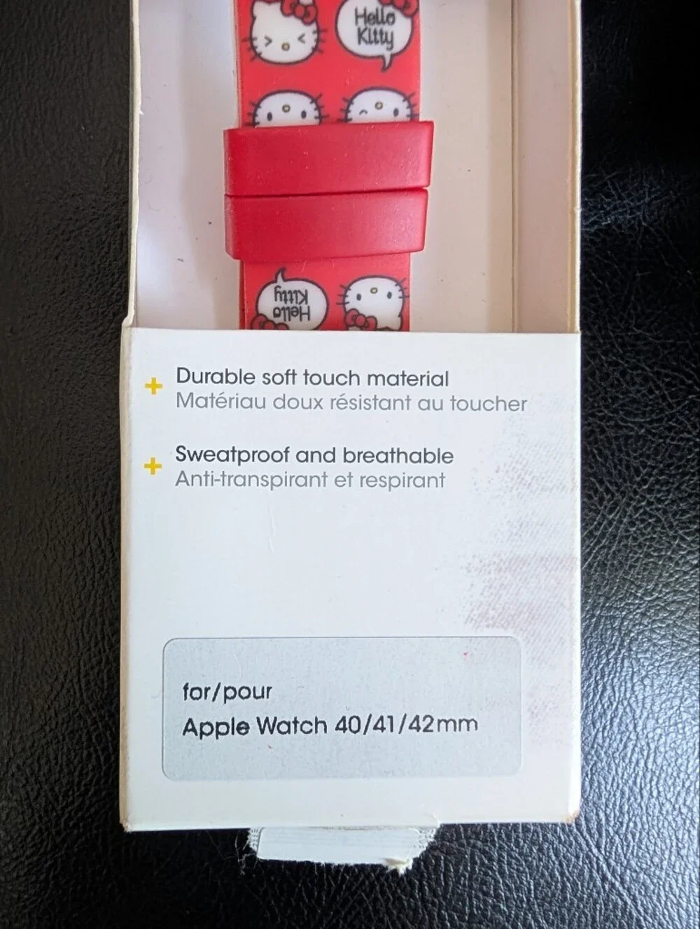 Hello Kitty Red and White Silicone Apple Watch Band OtterBox